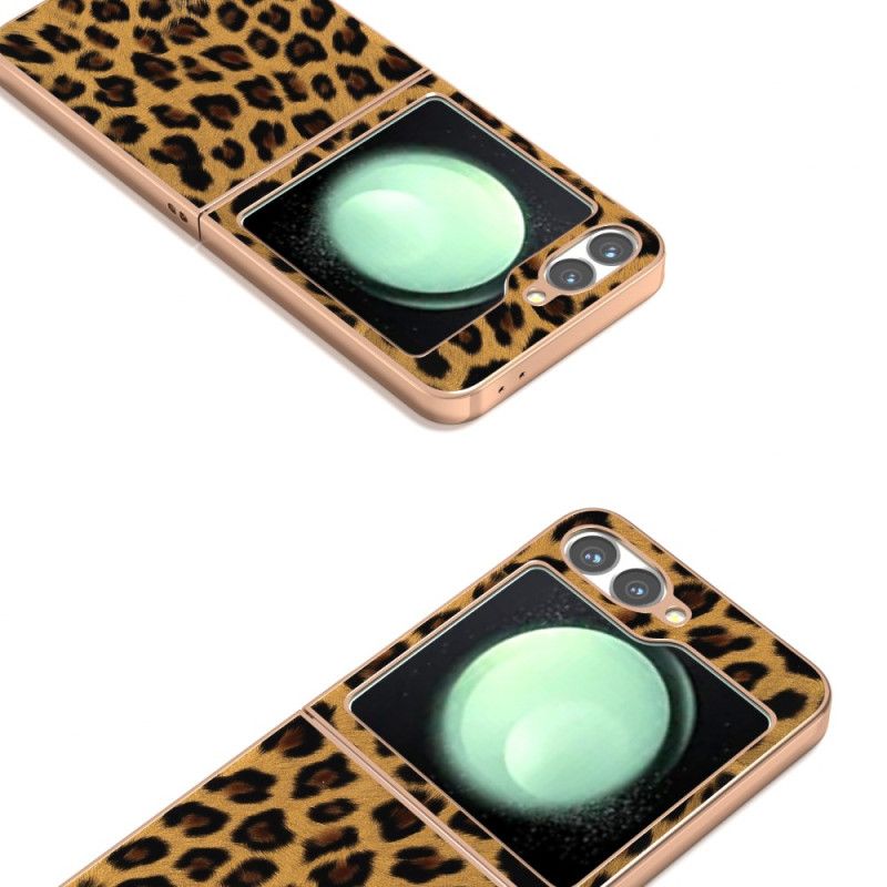 Skal För Samsung Galaxy Z Flip 7 Fe Leoparddesign
