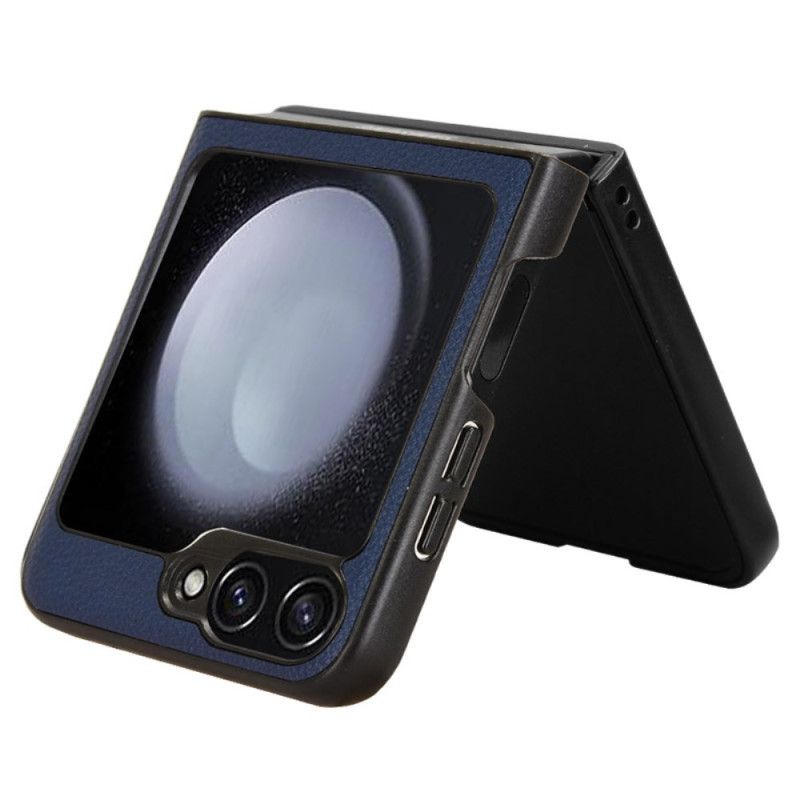 Skal För Samsung Galaxy Z Flip 7 Fe Litchitextur Korthållare