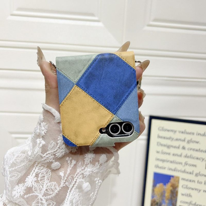 Skal För Samsung Galaxy Z Flip 7 Fe Retro Med Katttassspänne