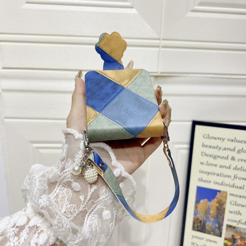 Skal För Samsung Galaxy Z Flip 7 Fe Retro Med Katttassspänne