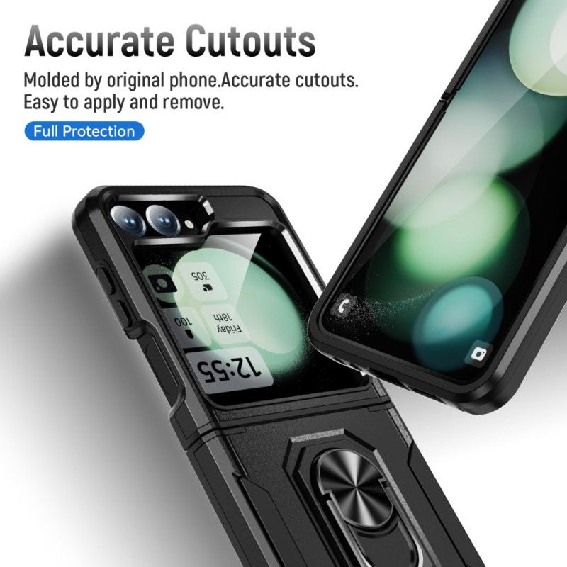 Skal För Samsung Galaxy Z Flip 7 Fe Robust Med Ringstativ