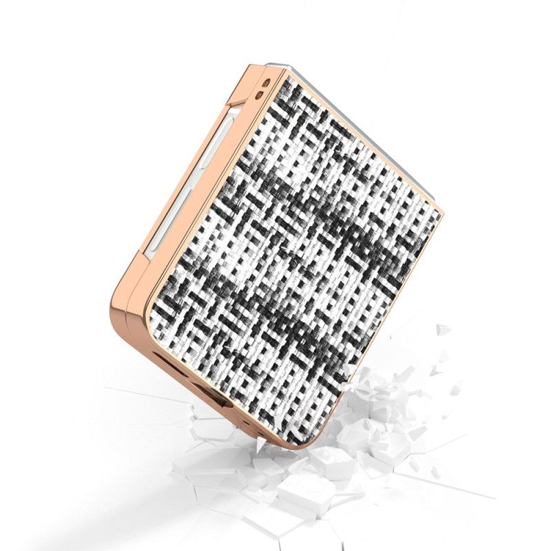 Skal För Samsung Galaxy Z Flip 7 Fe Texturerat Konstläder