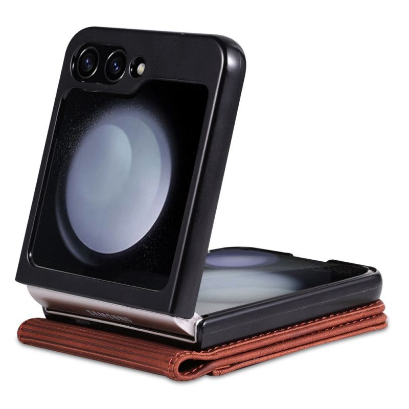 Skal Samsung Galaxy Z Flip 7 Fe Azns Korthållare I Konstläder