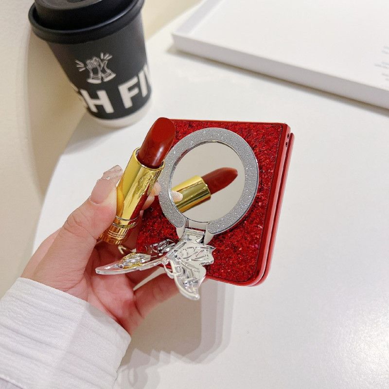 Skal Samsung Galaxy Z Flip 7 Fe Fjärilsställ Med Strass