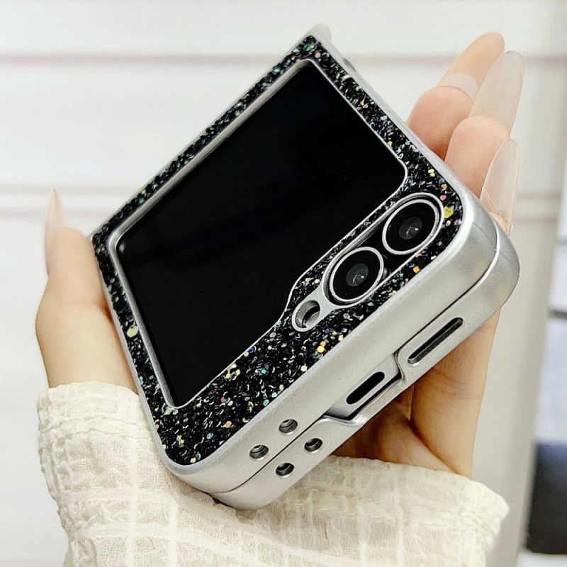 Skal Samsung Galaxy Z Flip 7 Fe Glitterdesign