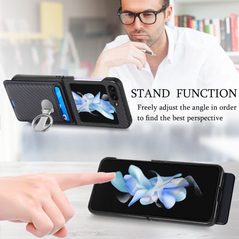 Skal Samsung Galaxy Z Flip 7 Fe Hopfällbart Stativ Och Korthållare