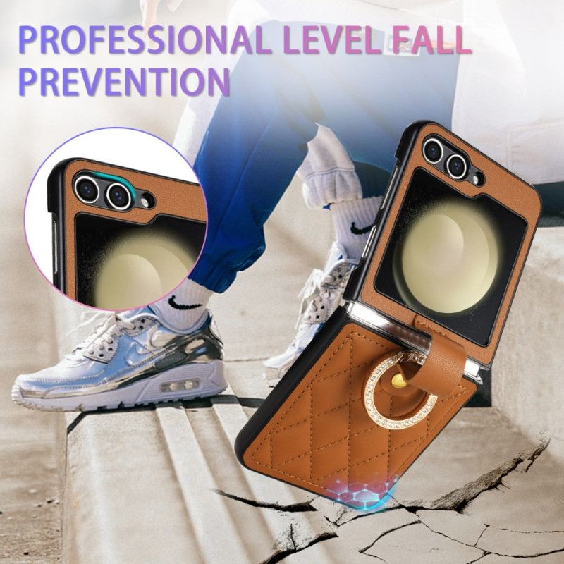 Skal Samsung Galaxy Z Flip 7 Fe Klassisk Quiltad