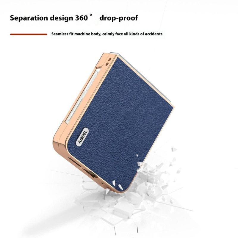 Skal Samsung Galaxy Z Flip 7 Fe Klassiskt Abeel-läder