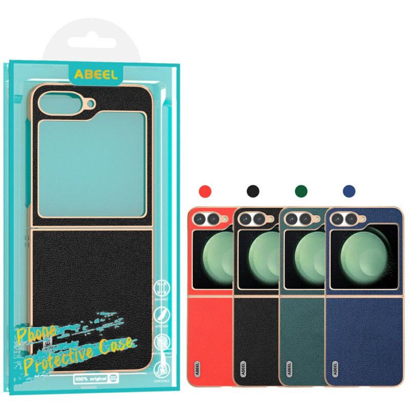 Skal Samsung Galaxy Z Flip 7 Fe Klassiskt Abeel-läder