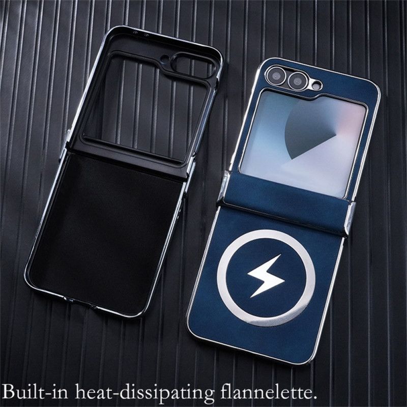 Skal Samsung Galaxy Z Flip 7 Fe Magsafe-kompatibel Lädereffekt