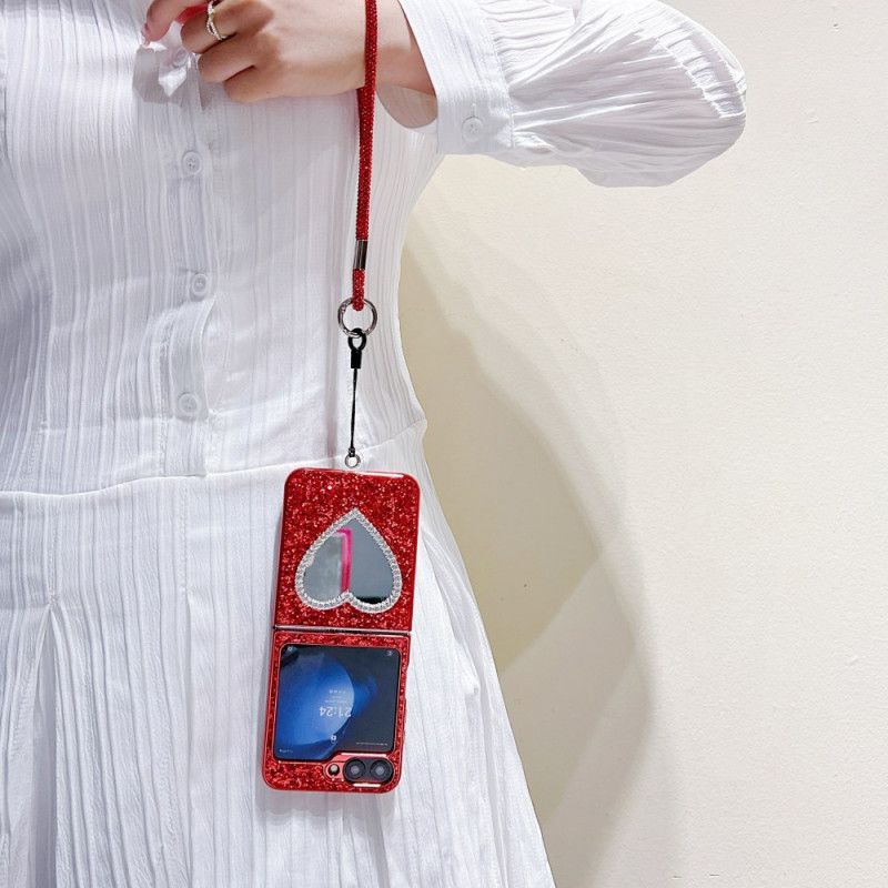 Skal Samsung Galaxy Z Flip 7 Fe Spegel Och Rem