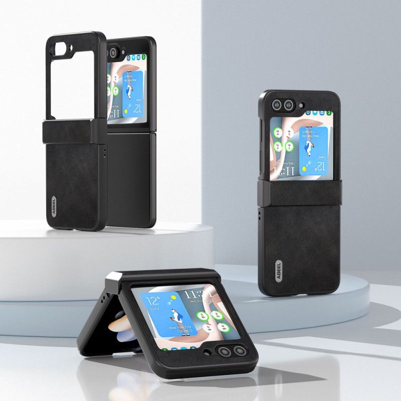 Skal Samsung Galaxy Z Flip 7 Fe Telefonfodral Abeel Vintage-läderstil