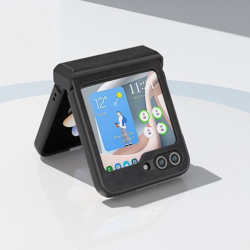 Skal Samsung Galaxy Z Flip 7 Fe Telefonfodral Abeel Vintage-läderstil