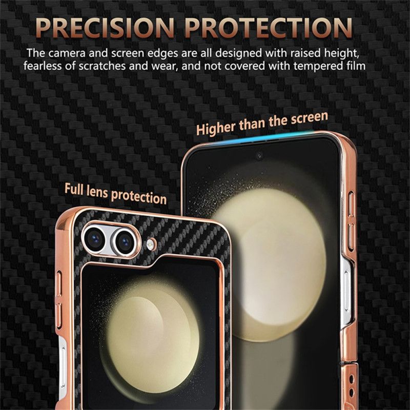 Skal Samsung Galaxy Z Flip 7 Fe Telefonfodral Azns Kolfiber