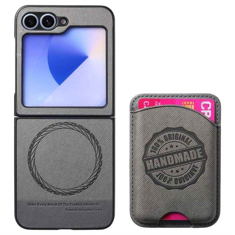 Skal Samsung Galaxy Z Flip 7 Fe Telefonfodral Magsafe-kompatibel Avtagbar Korthållare