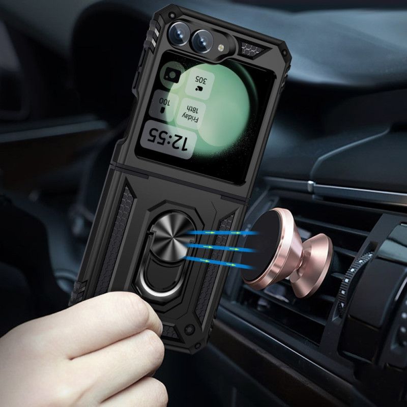 Skal Samsung Galaxy Z Flip 7 Fe Telefonfodral Ultrahållbar Ringhållare