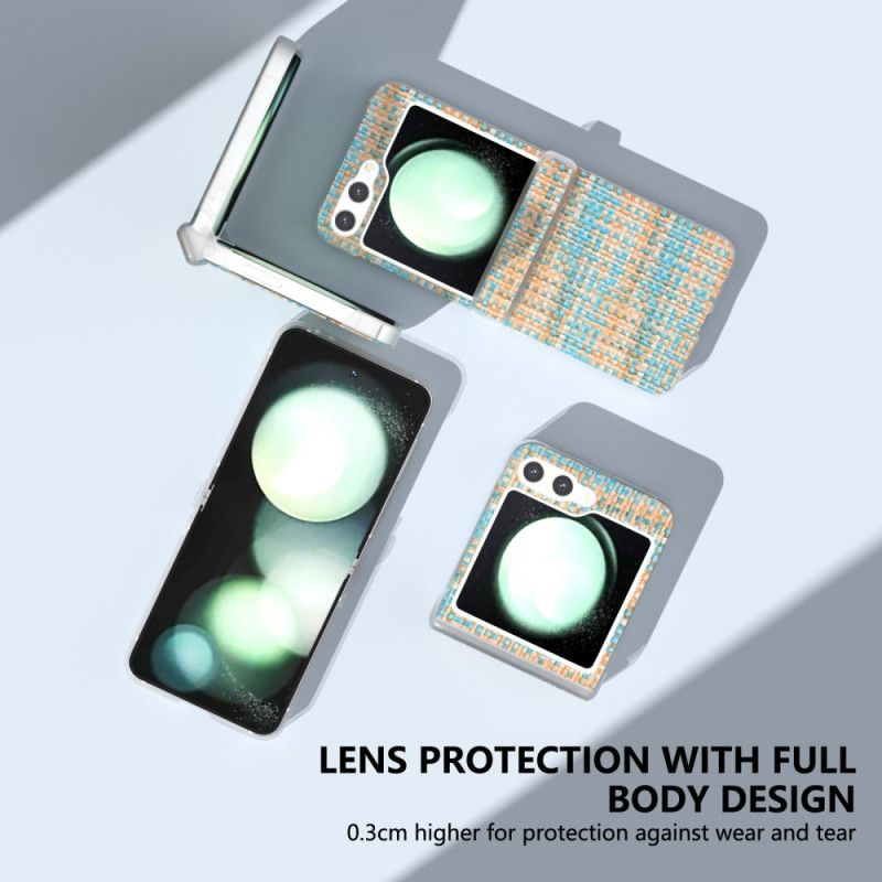 Skal Samsung Galaxy Z Flip 7 Fe Tygeffekt