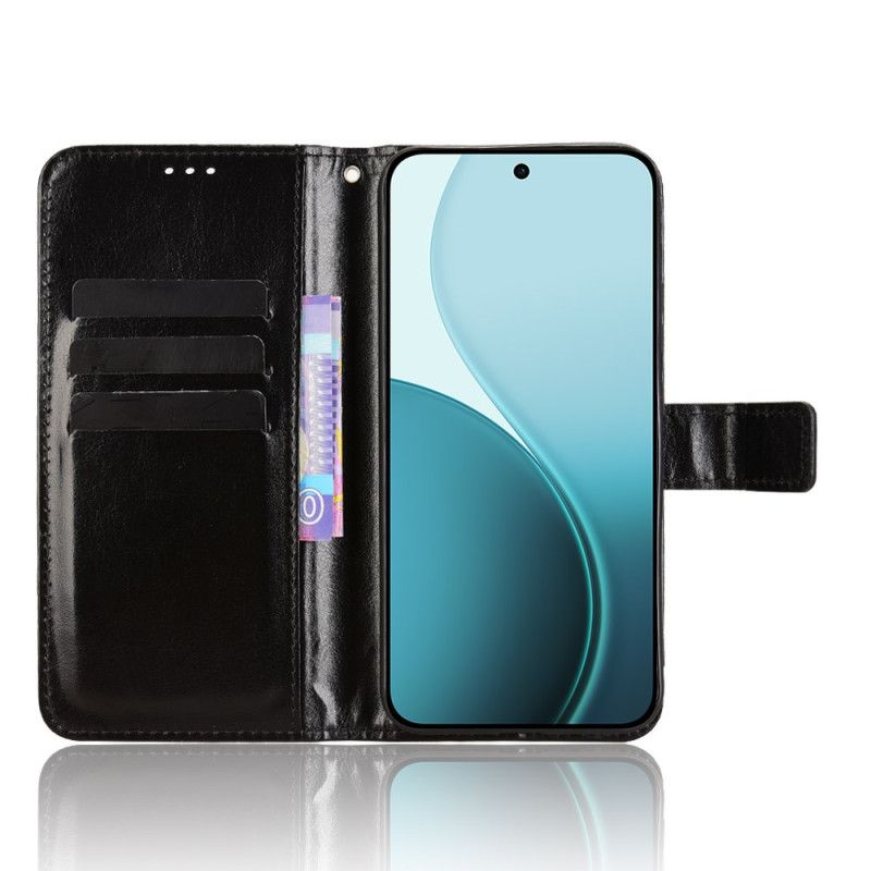 Fodral För Oppo Reno 14f 5g Flashigt Imitationsläder