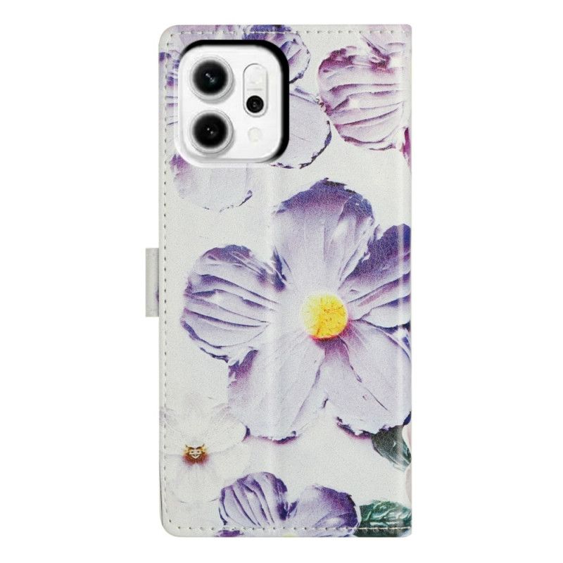Fodral För Oppo Reno 14f 5g Vintageblommor
