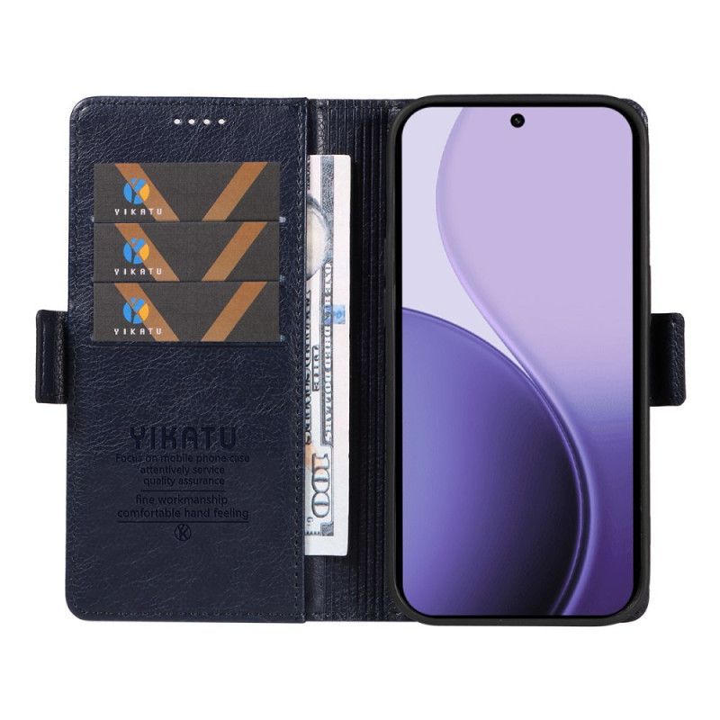 Läderfodral Oppo Reno 14f 5g Telefonfodral Vintage Yikatu