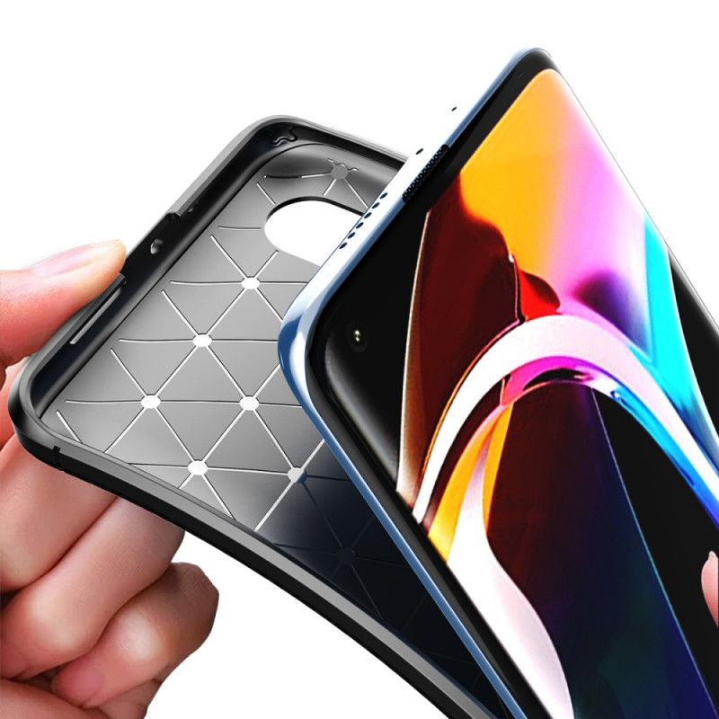 Skal för Xiaomi Mi 10 / 10 Pro Svart Flexibel Kolfiber