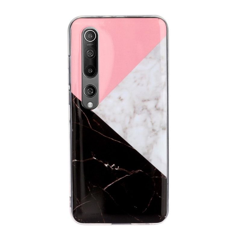 Skal Xiaomi Mi 10 / 10 Pro Svart Marmormönster