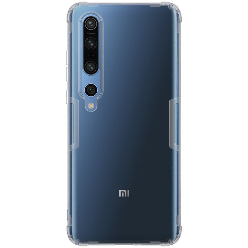 Skal Xiaomi Mi 10 / 10 Pro Vit Genomskinlig Nillkin