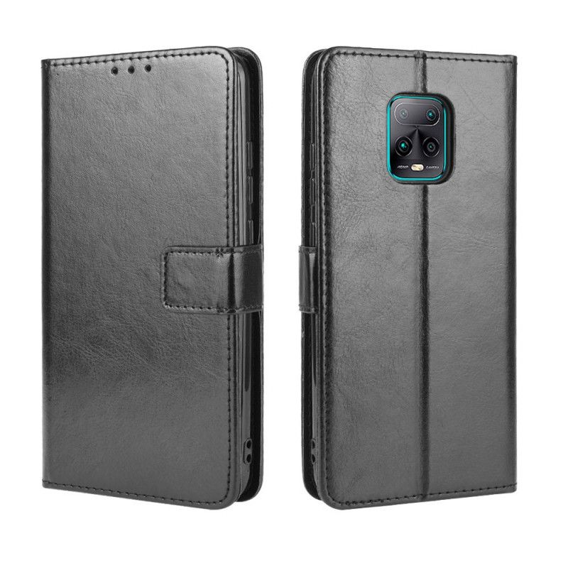 Fodral Xiaomi Redmi 10X / 10X Pro Svart Flashigt Konstläder