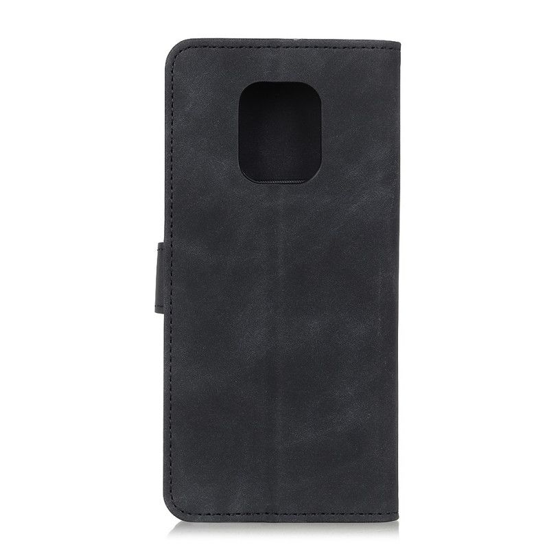 Fodral Xiaomi Redmi 10X / 10X Pro Svart Vintage Khazneh Lädereffekt
