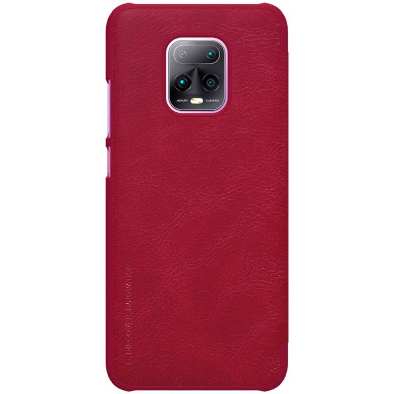 Folio-fodral Xiaomi Redmi 10X / 10X Pro Svart Nillkin Qin-Serien