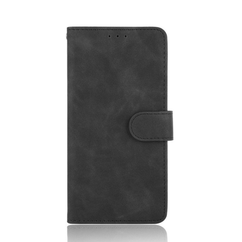 Läderfodral Xiaomi Redmi 10X / 10X Pro Svart Hud-Touch
