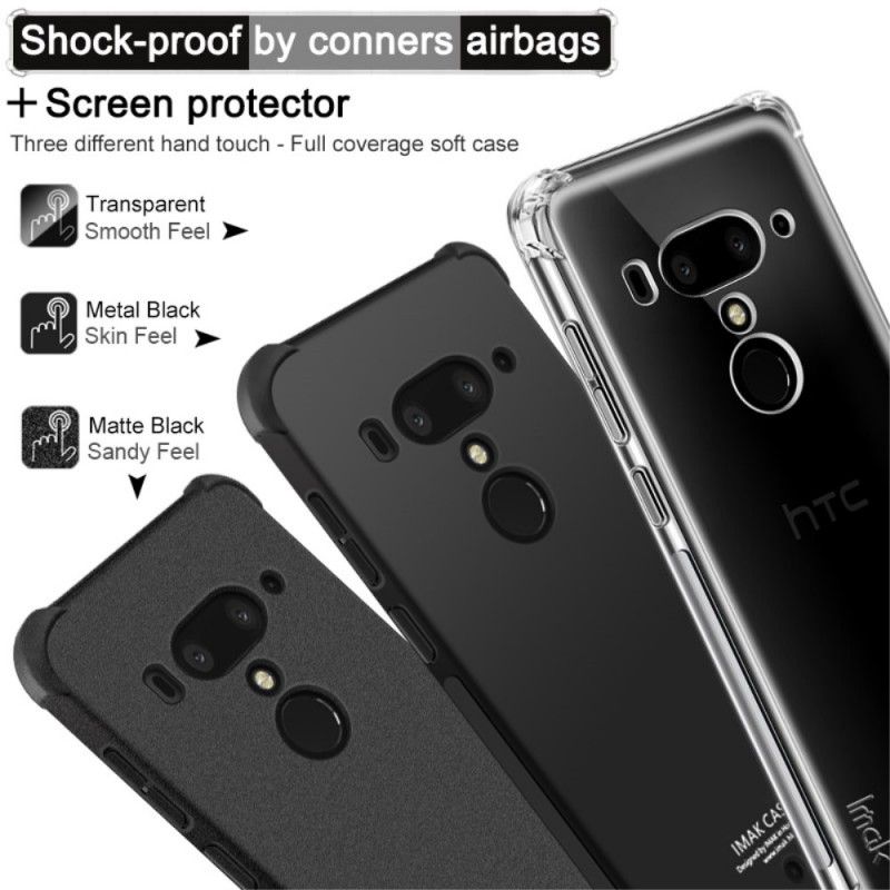 Skal HTC U12 Plus Transparent Imak Hudkänsla