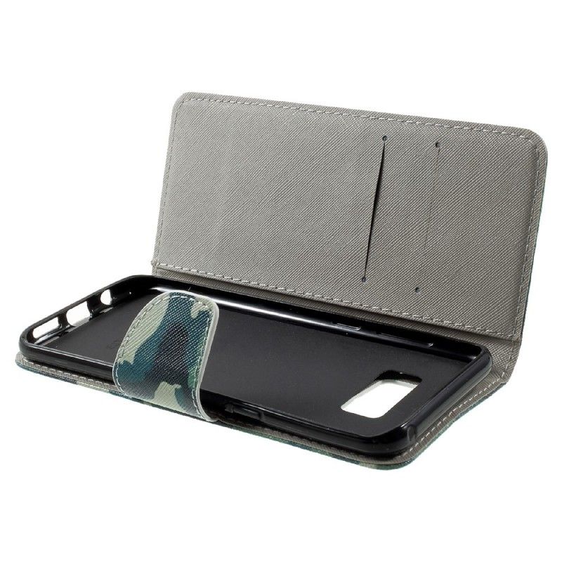 Fodral för Samsung Galaxy S8 Plus Militär Kamouflage