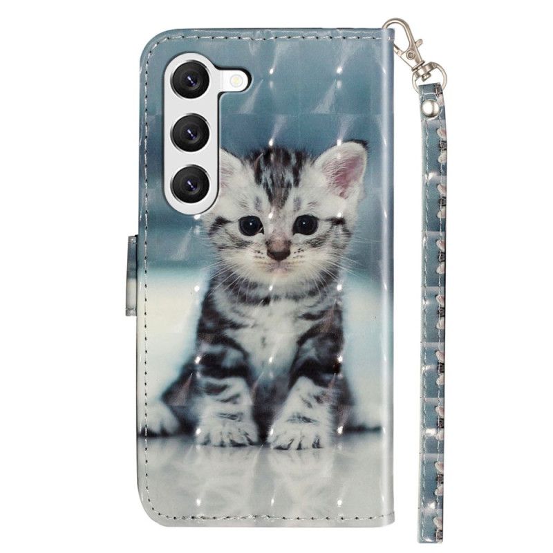 Skyddsfodral Samsung Galaxy S24 5g Kattunge Med Snodd