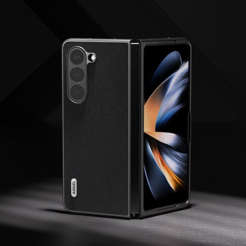 Skal Samsung Galaxy Z Fold 6 Litchi Konstläder Abeel