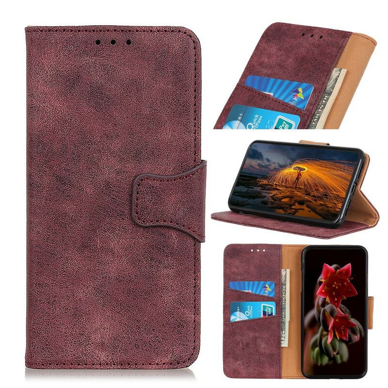 Fodral För Oppo A16 / A16s Vintage Split Läder