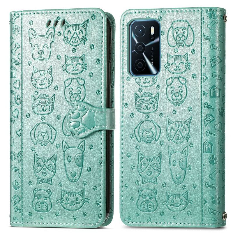 Fodral Oppo A16 / A16s Animerade Djur