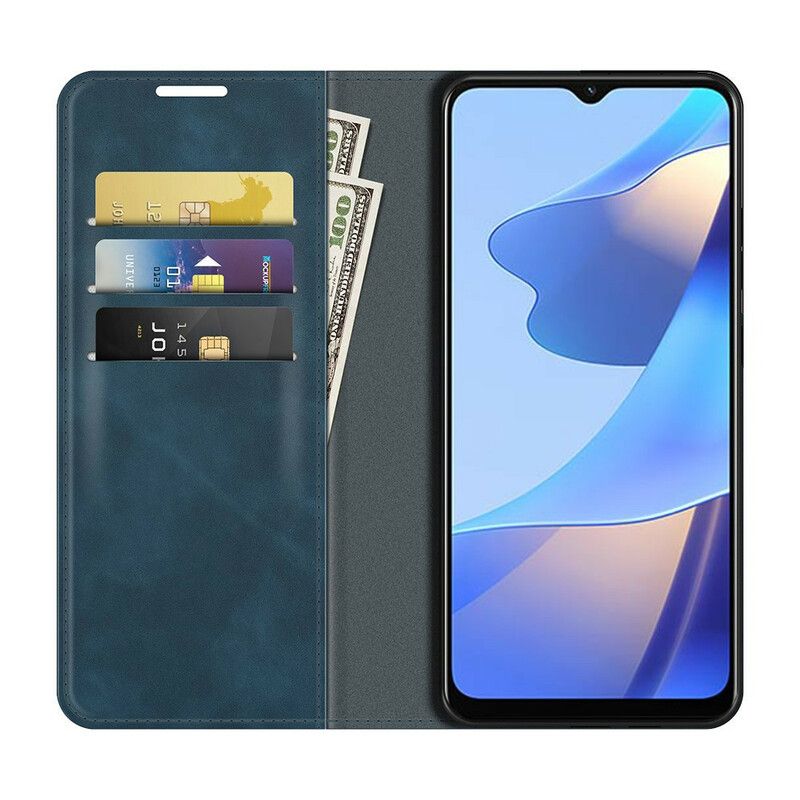 Folio-fodral Oppo A16 / A16s Skin-touch