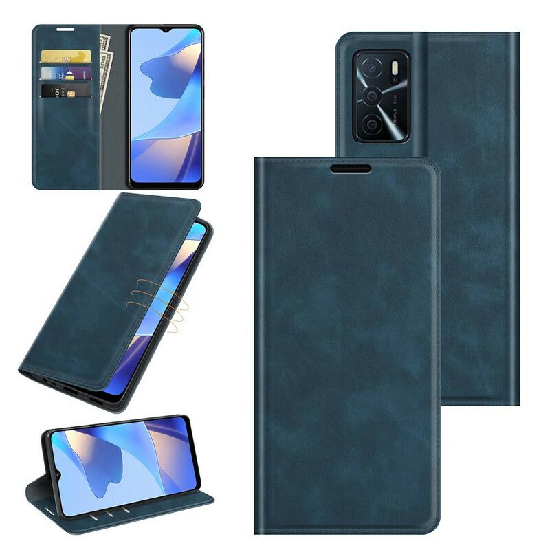 Folio-fodral Oppo A16 / A16s Skin-touch