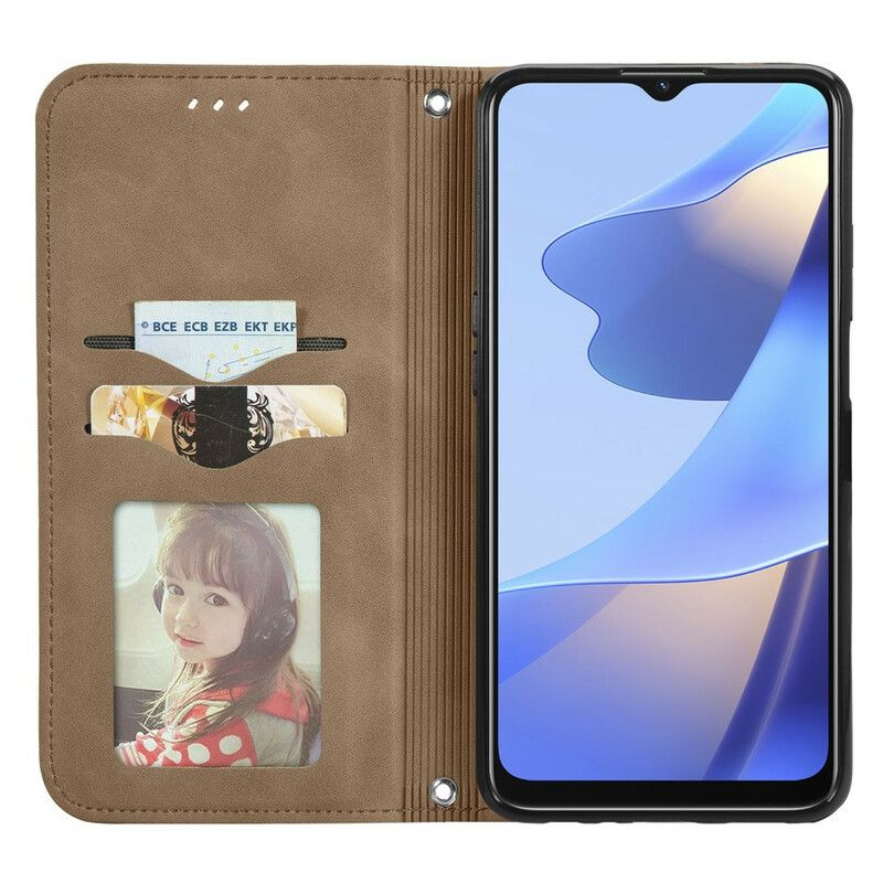 Folio-fodral Oppo A16 / A16s Skin-touch