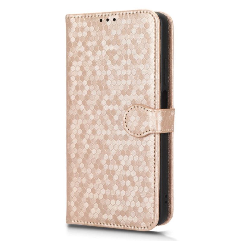 Fodral Realme C55 Glänsande Prickar Med Rem