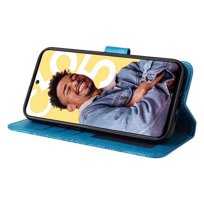 Skyddsfodral Realme C55 Solrosmönstrad Rem