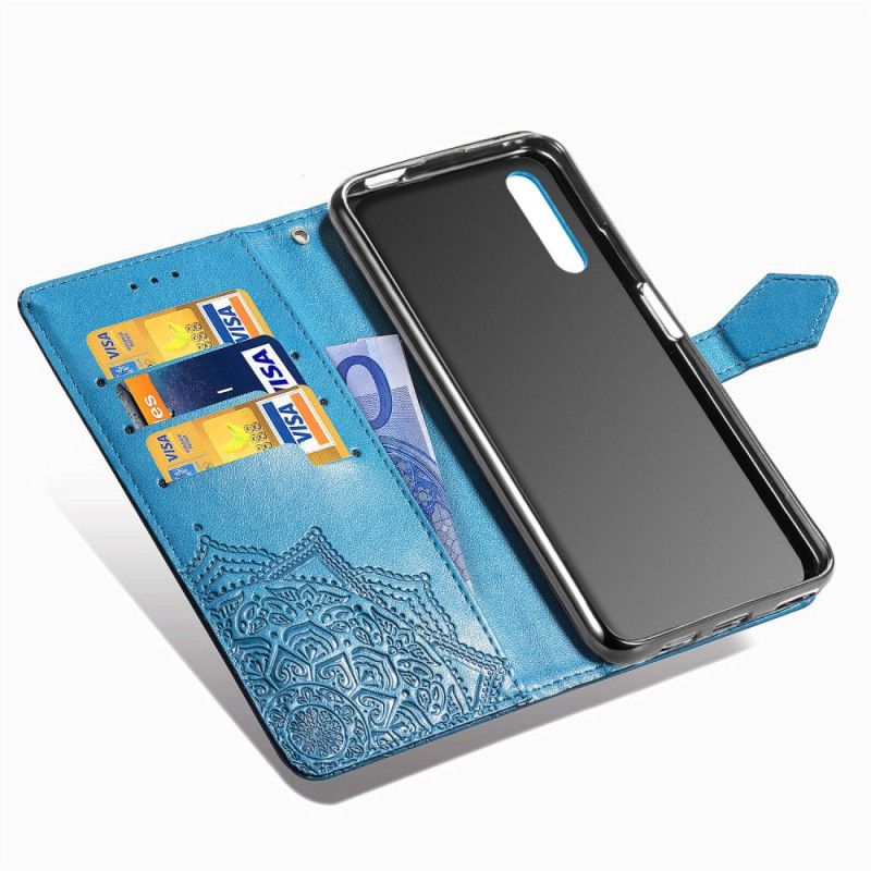 Fodral för Honor 9X Pro Svart Medelåldersmandala
