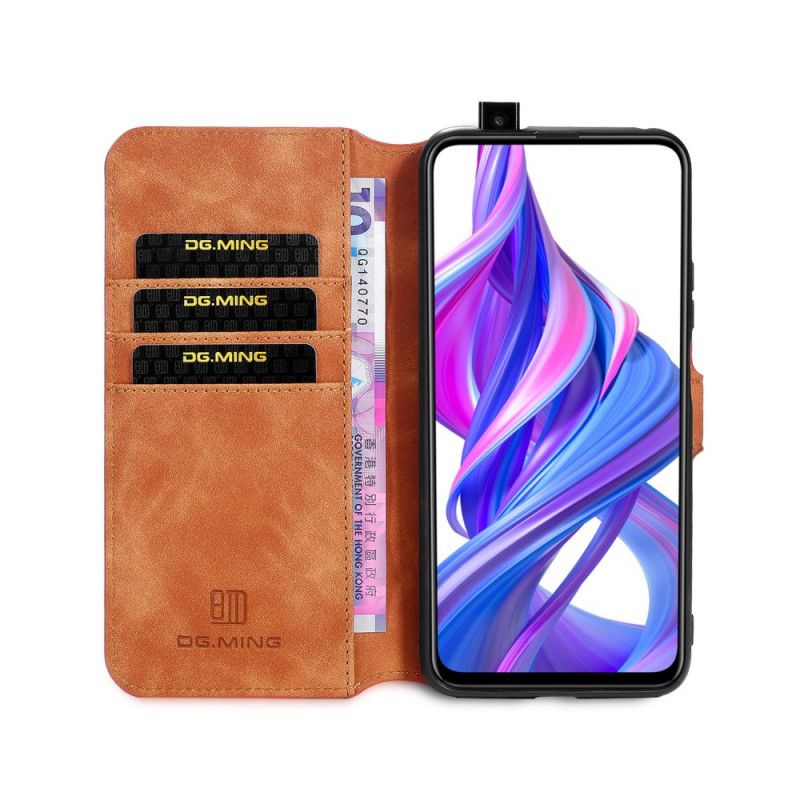 Fodral Honor 9X Pro Svart Retro Dg.Ming