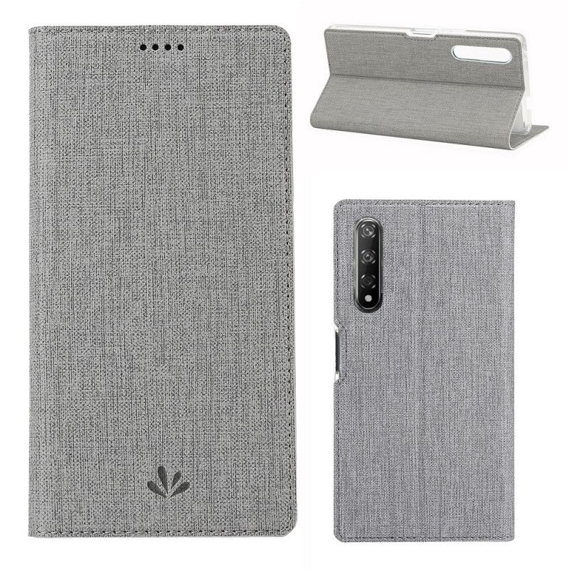 Folio-fodral för Honor 9X Pro Svart Strukturerad