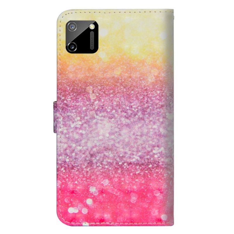 Fodral Realme C11 Magenta Glittergradient