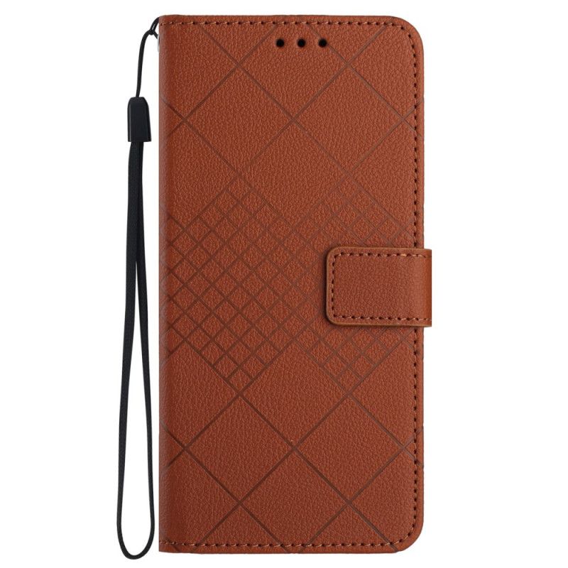 Fodral Samsung Galaxy M55 5g Litchi Diamond Texture