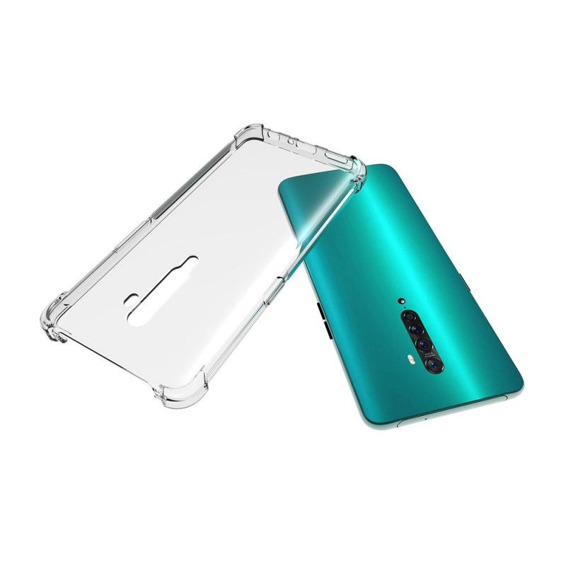 Skal Oppo Reno 2 Genomskinliga Förstärkta Hörn