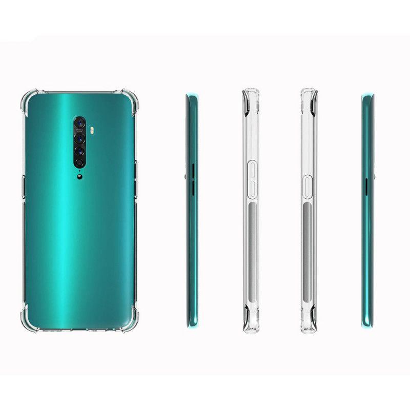 Skal Oppo Reno 2 Genomskinliga Förstärkta Hörn