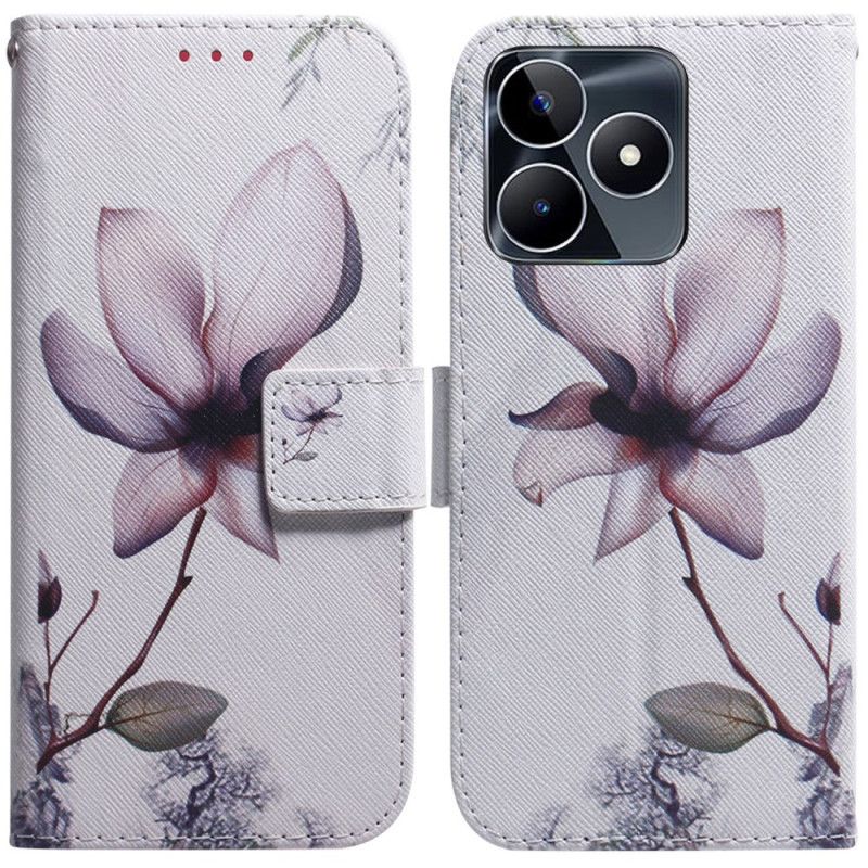 Fodral För Realme C53 Rosa Blomma